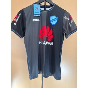 Joma Club Bolivar Soccer Jersey Kids Youth Size 14 Black Huawei Sponsor NWT